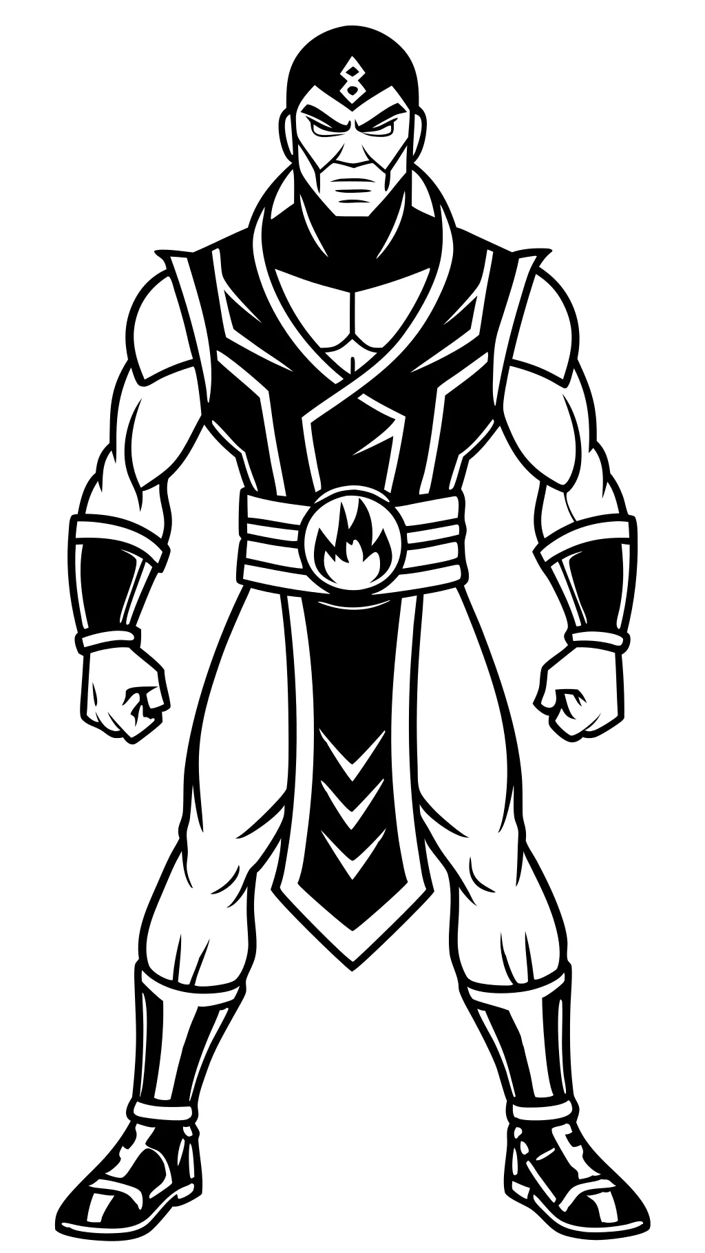 mortal kombat coloring pages